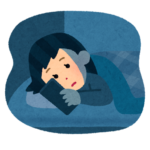 眠る前のスマホは睡眠障害の原因になりますよ！